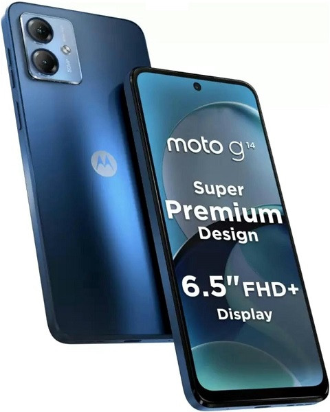 Motorola Moto G14 128GB Sky Blue (4GB RAM) - Global Version