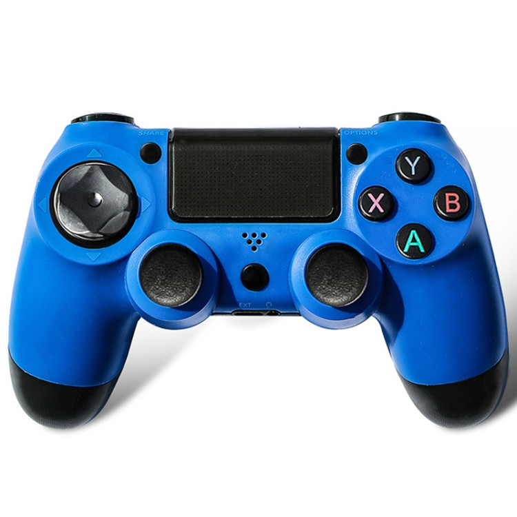 Wireless Bluetooth Game Handle Controller with Lamp for PS4(Blue)