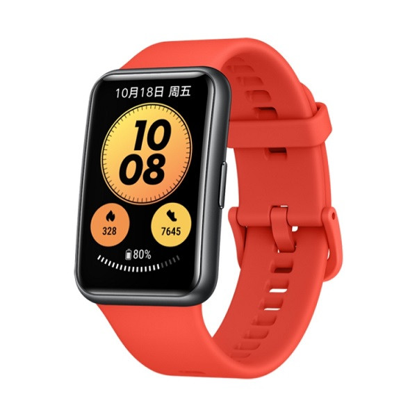 Huawei Watch Fit New Smart Sports Watch Grapefruit Red