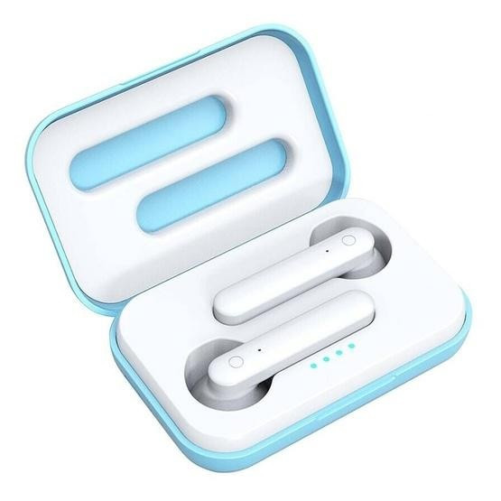 X26 TWS  Bluetooth 5.0 Wireless Touch Bluetooth Earphone with Magnetic Attraction Charging Box (Blue)