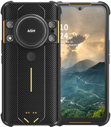 AGM H5 Rugged Phone Dual Sim 64GB Black (4GB RAM)
