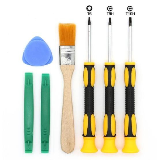 7 in 1 Opening Tool Kit Disassemble Repair with T6 / T8 / T10 Screwdrivers for Nintendo Switch / XBOX360 Game Console