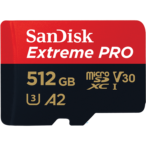 Sandisk Extreme Pro A2 512GB 170mb/s MicroSDHC