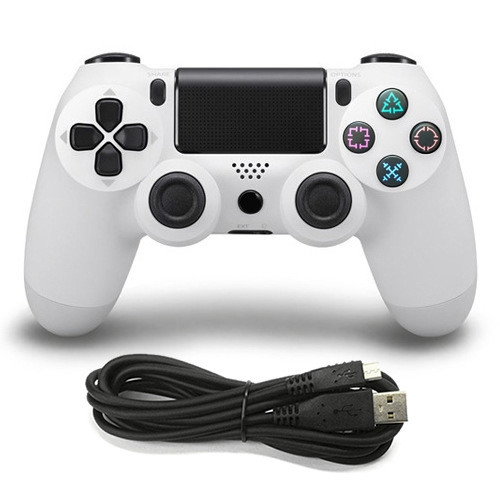 Wired Game Controller for Sony PS4(White)