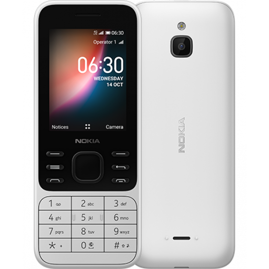 Nokia 6300 4G Dual Sim 4GB White (512MB RAM)