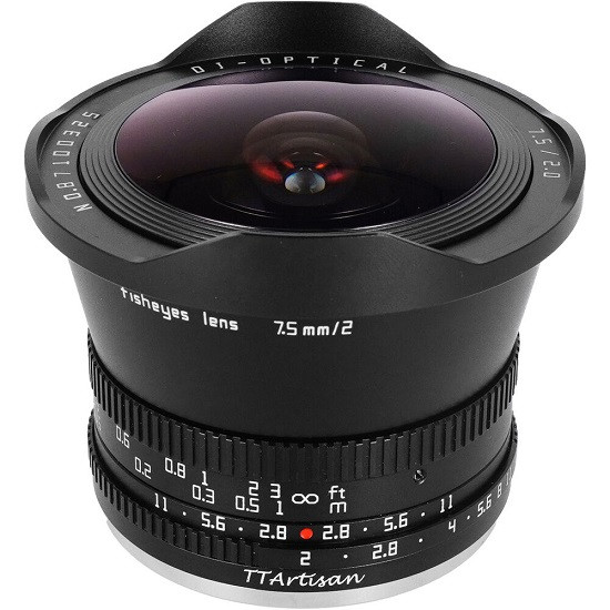 TTArtisan 7.5mm f/2 Fisheye Lens (M4/3 Mount)