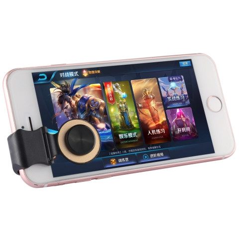 A9 Direct Mobile Clip Games Joystick (Gold)