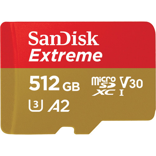 Sandisk Extreme A2 512GB (U3) V30 160mbs MicroSD