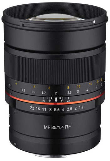 Samyang MF 85mm f/1.4 RF (Canon RF Mount)