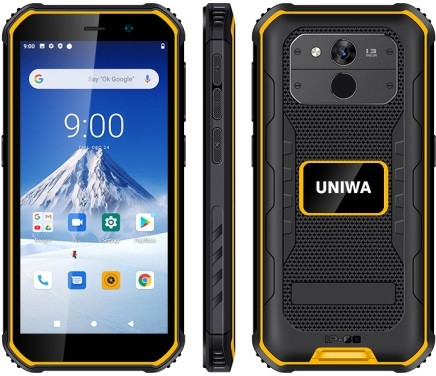 UNIWA F963 Rugged Phone Dual Sim 32GB Black Yellow (3GB RAM)