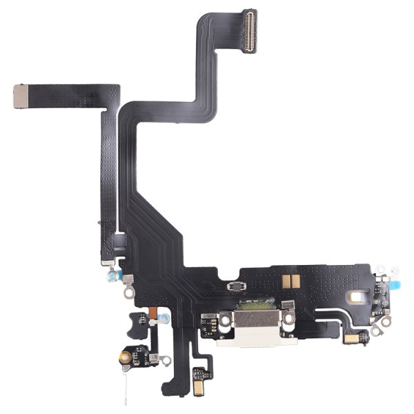 Charging Port Flex Cable for iPhone 14 Pro (White)