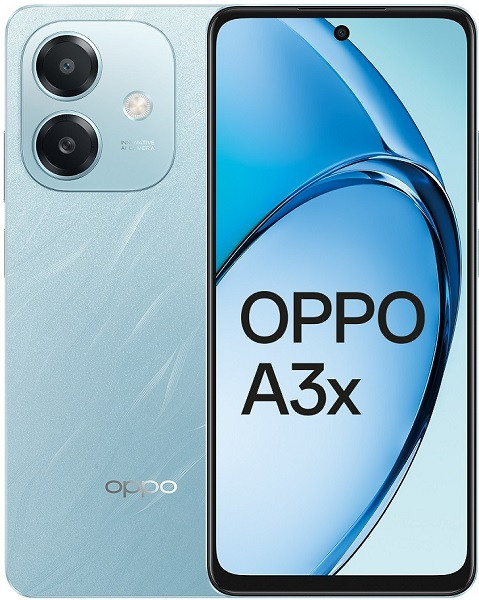 Oppo A3x CPH2641 Dual Sim 128GB Ocean Blue (4GB RAM) - Global Version