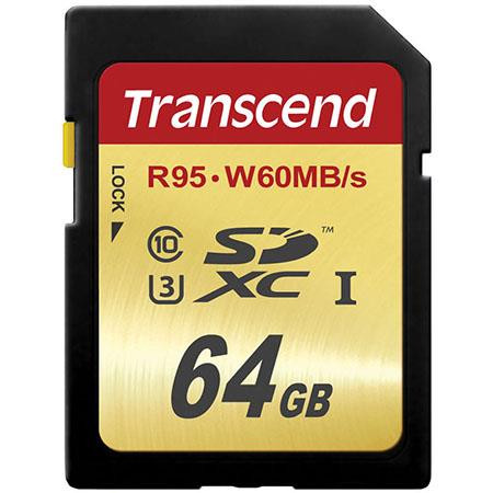 Transcend 64GB 4K SDXC (U3)