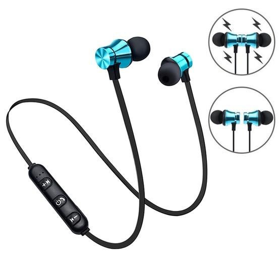 XT11 Magnetic In-Ear Wireless Bluetooth V4.2 Earphones(Blue)