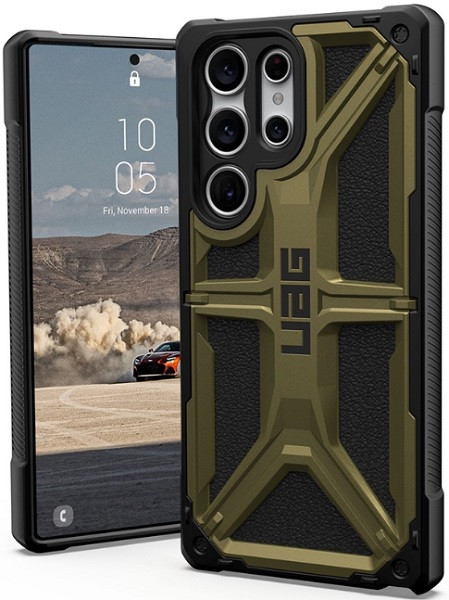 UAG Monarch 5 Layers Premium Leather Protection Case for Samsung Galaxy S23 Ultra (Oxide)