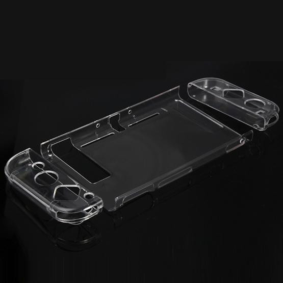 TNS-1710 4 in 1 Crystal Hard Shell Case for Nintendo Switch Body and Gamepad(Transparent)