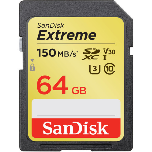 Sandisk 64GB Extreme PRO 150MB/s SDXC UHS-I