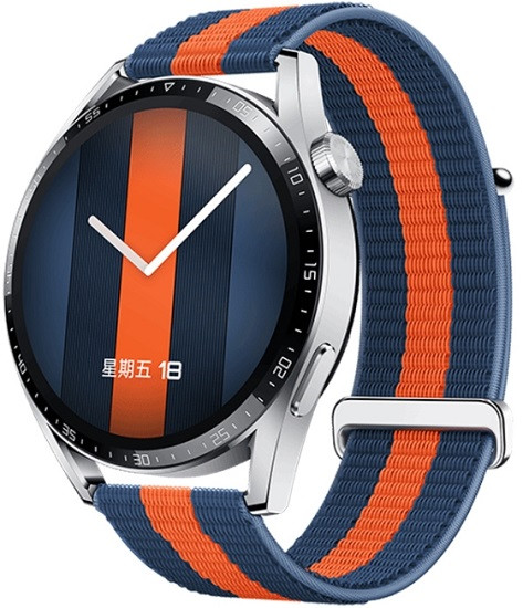 Huawei Watch GT 3 Smart Watch 46mm Braided Wristband Blue