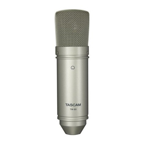 Tascam TM-80 Condenser Microphone Silver
