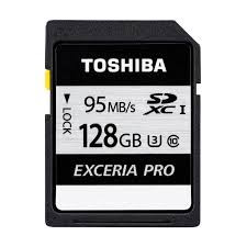 TOSHIBA 128GB SDXC <Exceria U3> 95MB/s