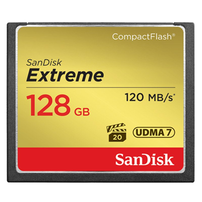 Sandisk 128GB Extreme 120MB/s CF