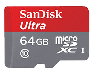 Sandisk 64GB Ultra 80MB/s SDXC (Class 10)