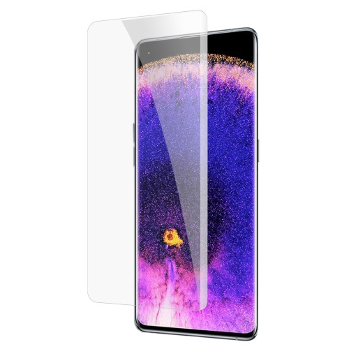 UV Liquid Curved Full Glue Tempered Glass Film for Oppo Find X5 Pro