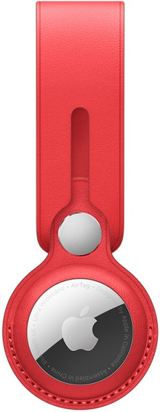 Apple AirTag Leather Loop (PRODUCT) RED