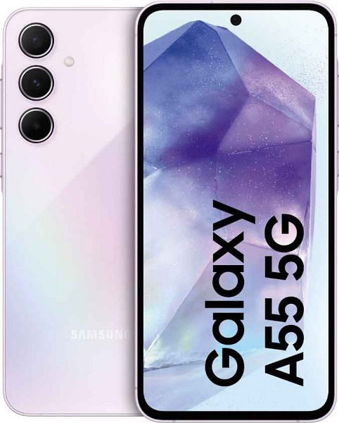 Samsung Galaxy A55 5G SM-A556E Dual Sim 256GB Awesome Lilac (12GB RAM)