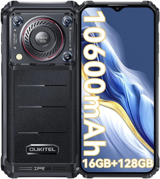 Oukitel WP36 Rugged Phone Dual Sim 128GB Black (8GB RAM)