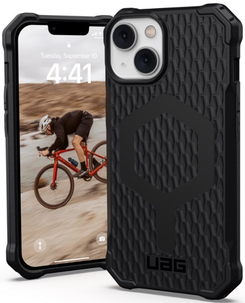 UAG Essential Armor Casing Magnetic Case Drop Protection Slim Case for iPhone 14 Plus (Black)