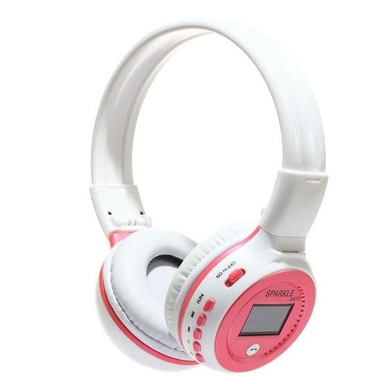 ZEALOT B570 Stereo Wired Wireless Bluetooth Subwoofer Headset Pink