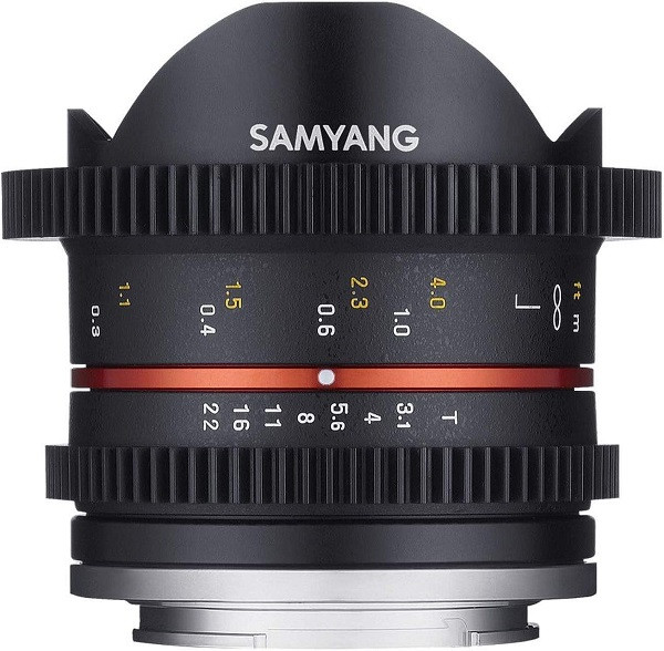 Samyang 8mm T3.1 V-DSLR UMC Fisheye Lens II (Sony E Mount)
