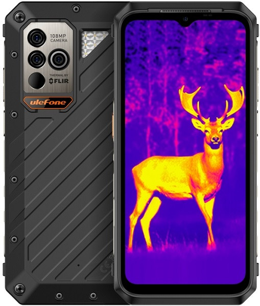 Ulefone Power Armor 18T Ultra 5G Rugged Phone Dual Sim 512GB Black (12GB RAM) - Thermal Imaging Camera