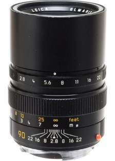 Leica Elmarit-M 90mm f/2.8 Black