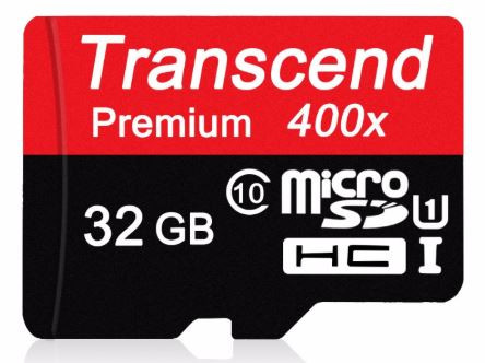 Transcend 32GB T-Flash/Micro Class 10 (400X)