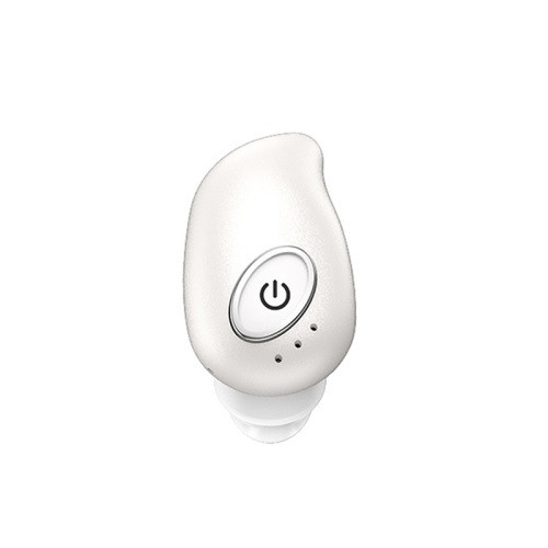 V21 Mini Single Ear Stereo Bluetooth V5.0 Wireless Earphones (White)
