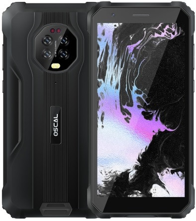 Blackview OSCAL S60 Pro Rugged Phone Dual Sim 32GB Black (4GB RAM) - With Night Vision Camera