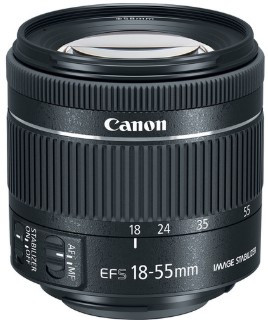 Canon EF-S 18-55mm f/4-5.6 IS STM Black