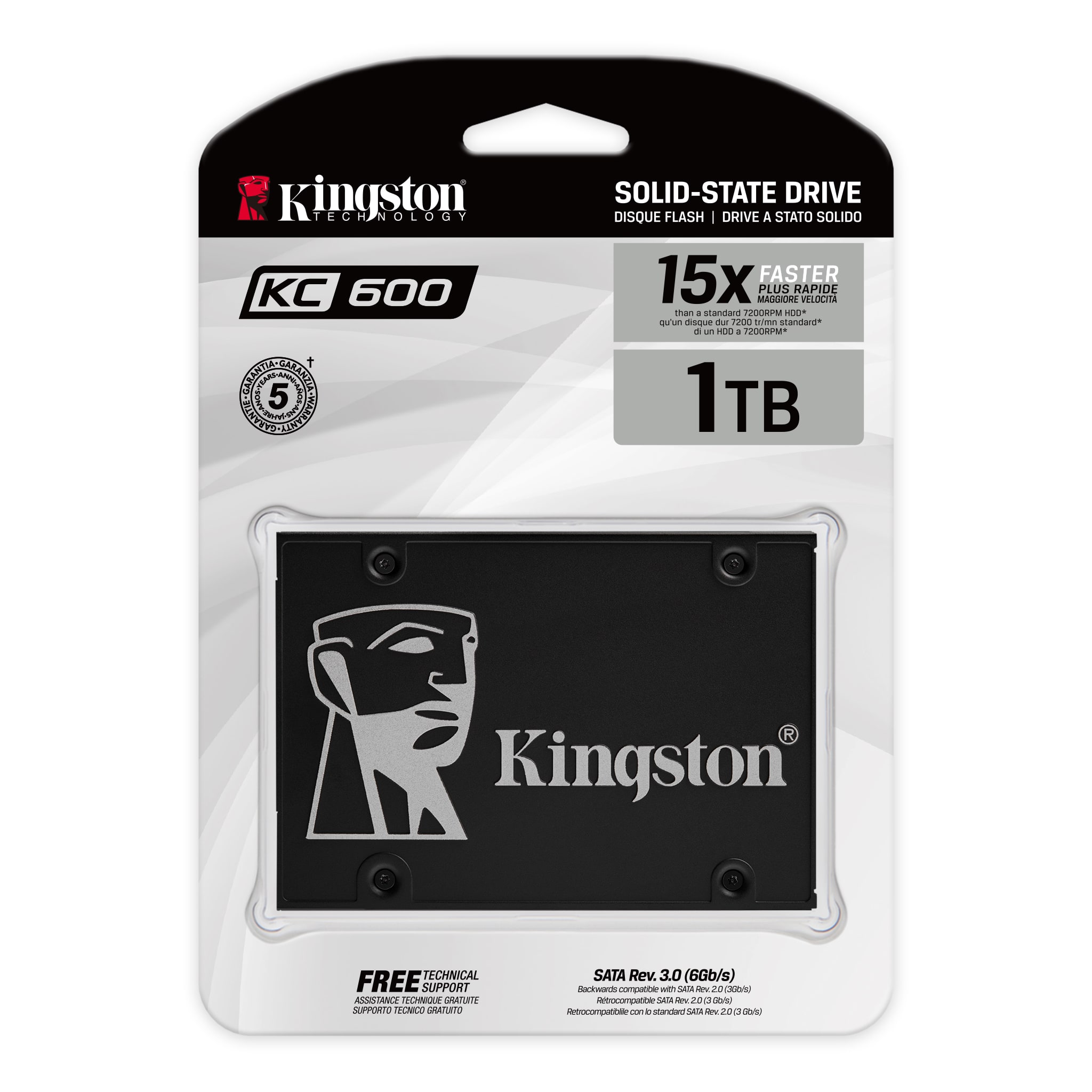 Kingston SSDNow KC600 1024GB (SKC600/1024G)