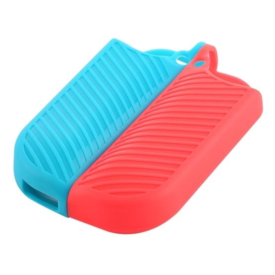 TPU Protective Cover TPU Soft Shell Case Protective Shell for Nintendo Switch Gamepad (Red+Blue)