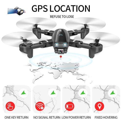 S167 5G 1080P WIFI GPS Positioning  Aircraft