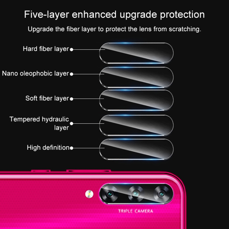 Tempered Glass Back Camera Lens Film for Huawei Honor Play 3