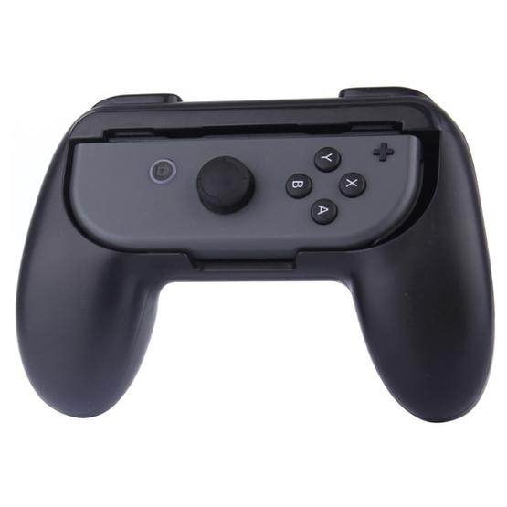One Pair HAMTOD for Nintendo Switch Joy-Con Controller (Not Included) Controller Holder Grips(Black)