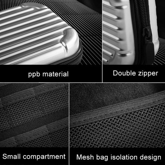 Portable EVA + PPB Storage Bag Handbag for Nintendo Switch Console(Magenta)