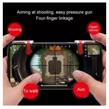 MN Mechanical Press Eat Chicken Mobile Phone Trigger Shooting Controller Button Handle
