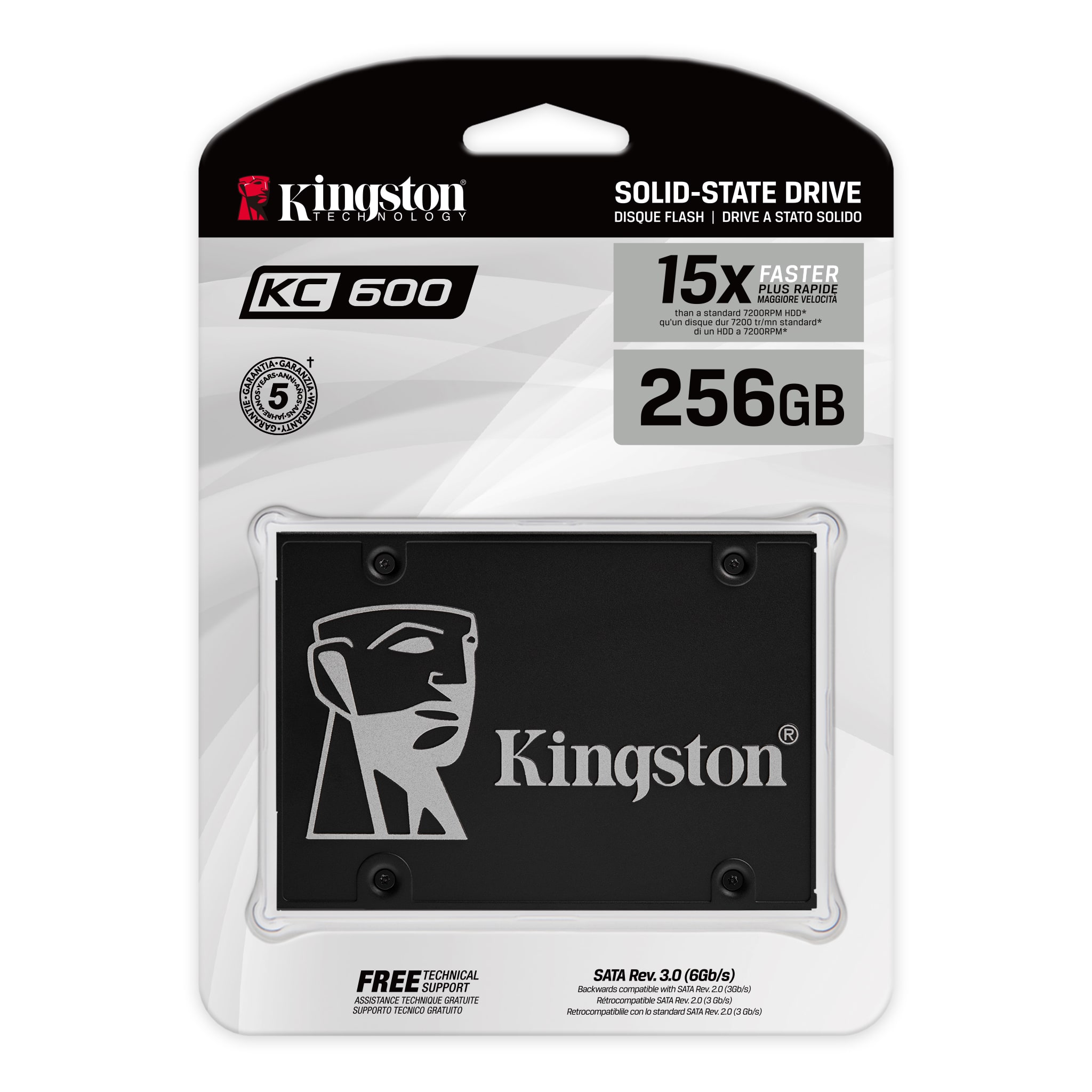 Kingston SSDNow KC600 256GB (SKC600/256G)