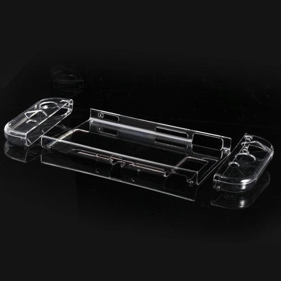 TNS-1710 4 in 1 Crystal Hard Shell Case for Nintendo Switch Body and Gamepad(Transparent)