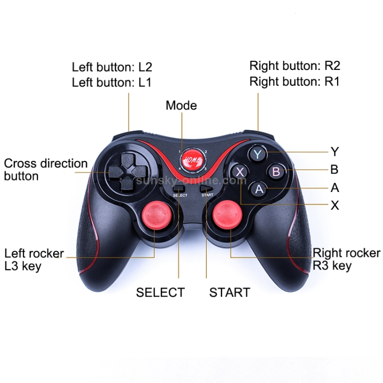 C8 Bluetooth Gaming Controller Grip Game Pad