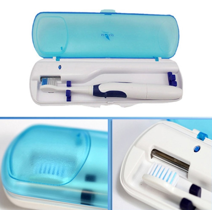 UV Light Portable Travelling Dental Equipment Toothbrush Sanitizer Box